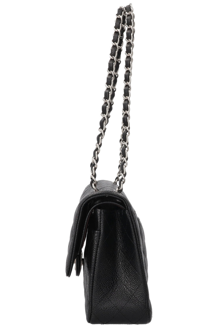 CHANEL Double Flap Medium Caviar Noir