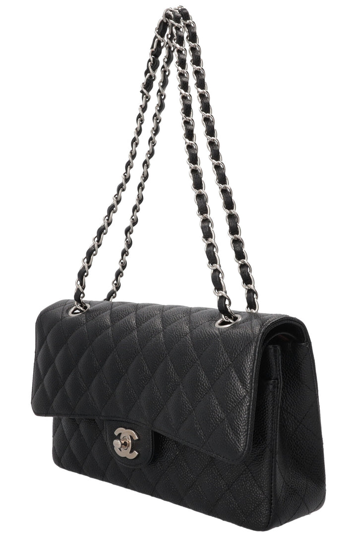 CHANEL Double Flap Medium Caviar Noir
