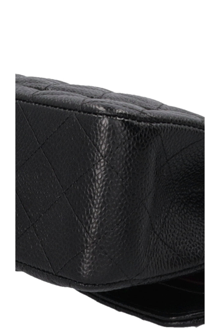 CHANEL Double Flap Medium Caviar Noir