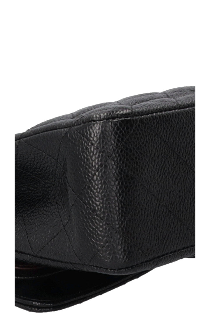 CHANEL Double Flap Medium Caviar Noir