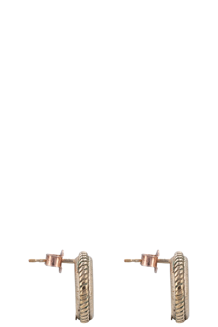 CHANEL CC Studs Gold