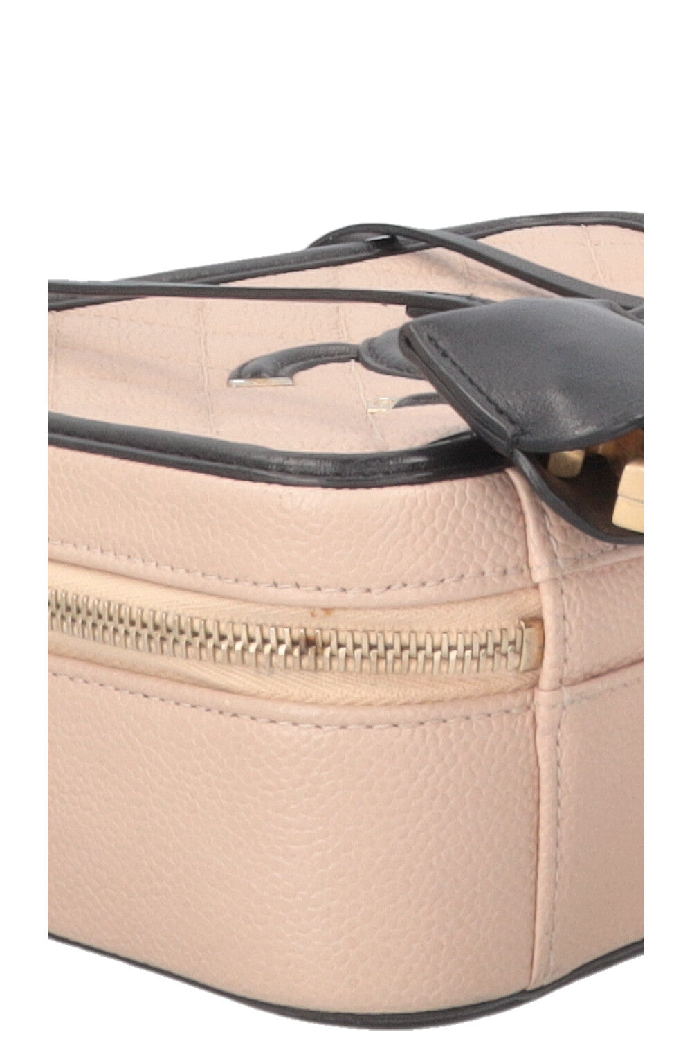 CHANEL Vanity Case Filigrane Petit Modèle Caviar Nude