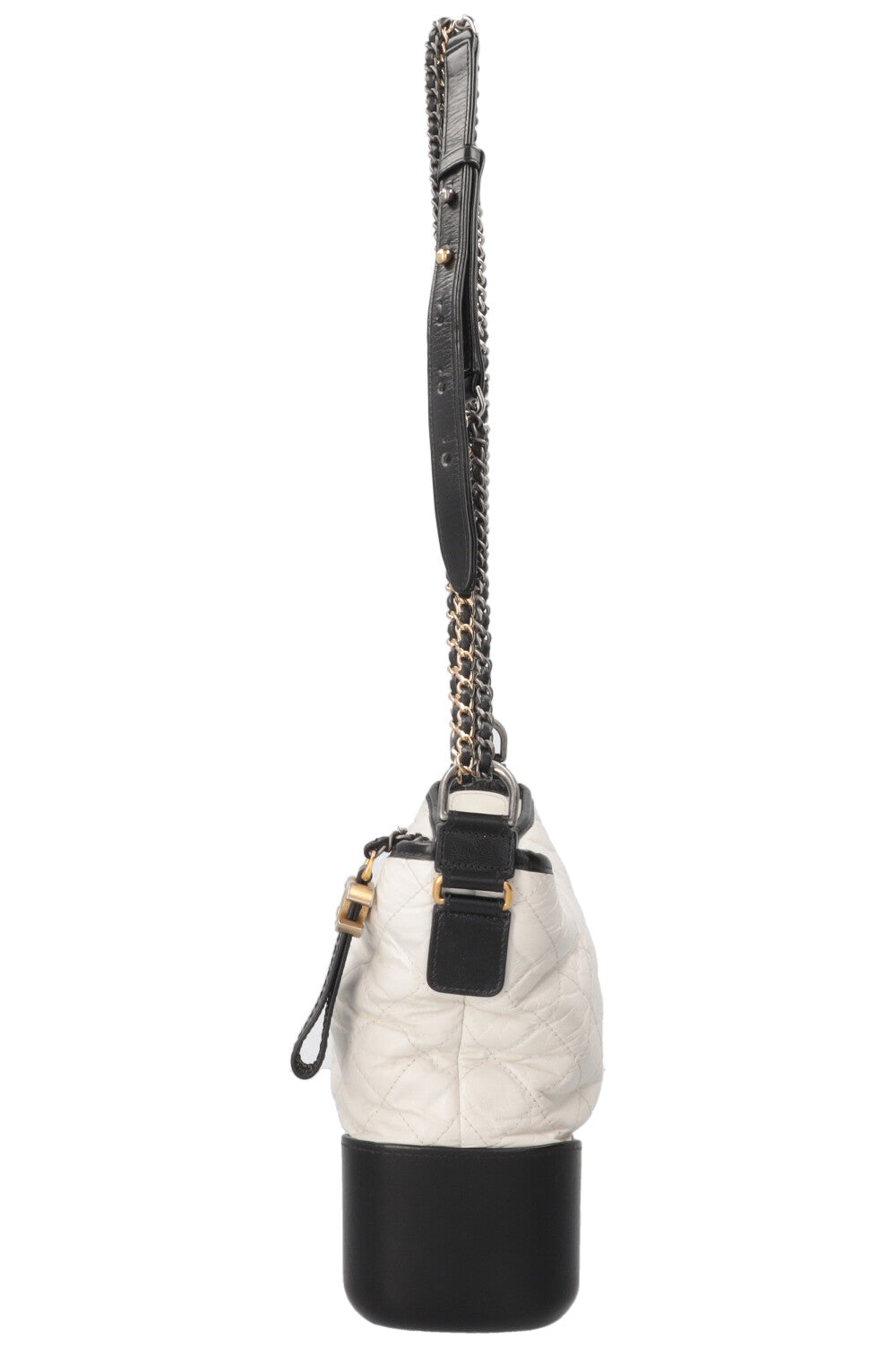 CHANEL Sac Gabrielle Moyen Cuir Blanc