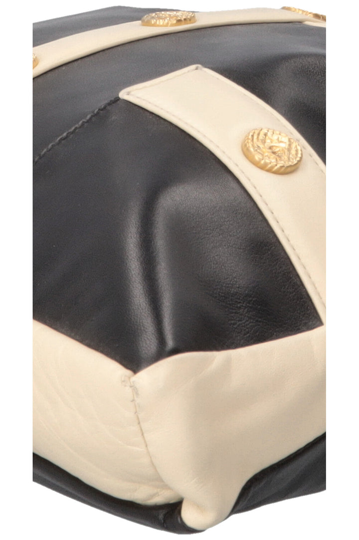 Sac Girl CHANEL en agneau noir et blanc