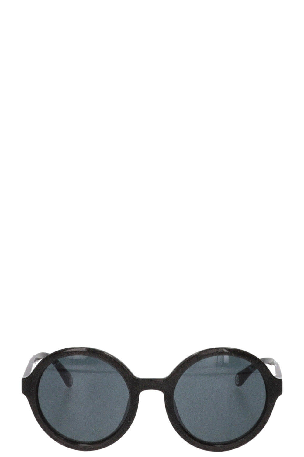 CHANEL Glitter Round Sunglasses Black 5522-U