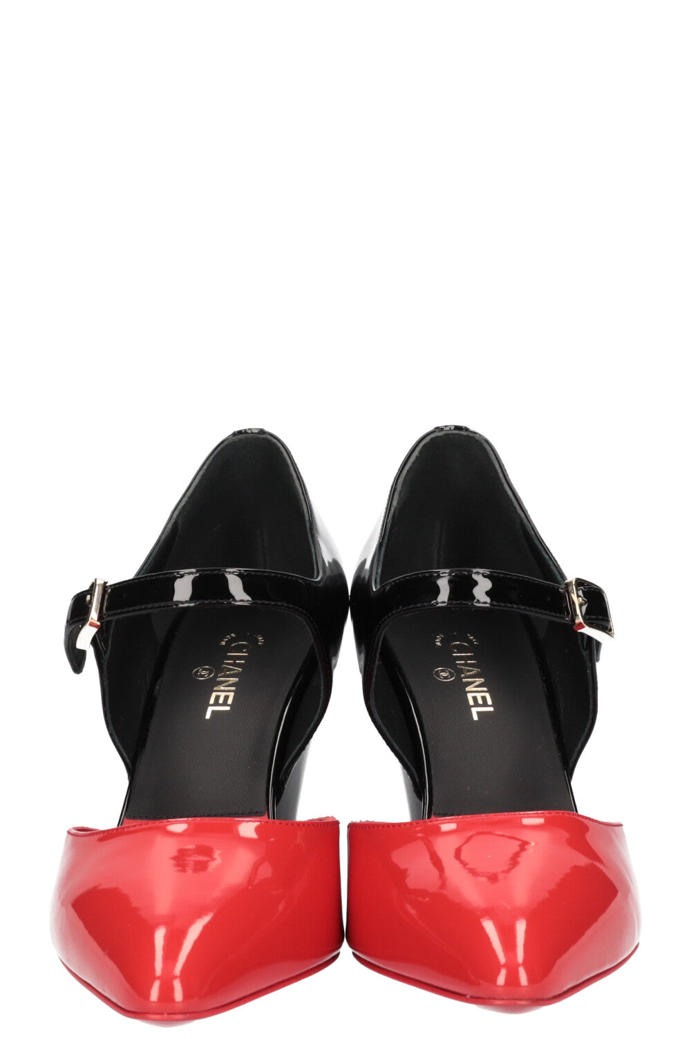 CHANEL Heels Patent Red Black Cruise 2020