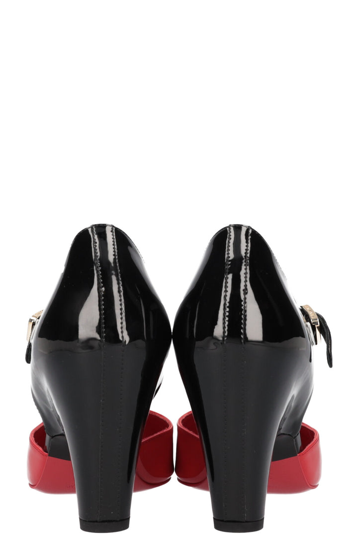 CHANEL Heels Patent Red Black Cruise 2020