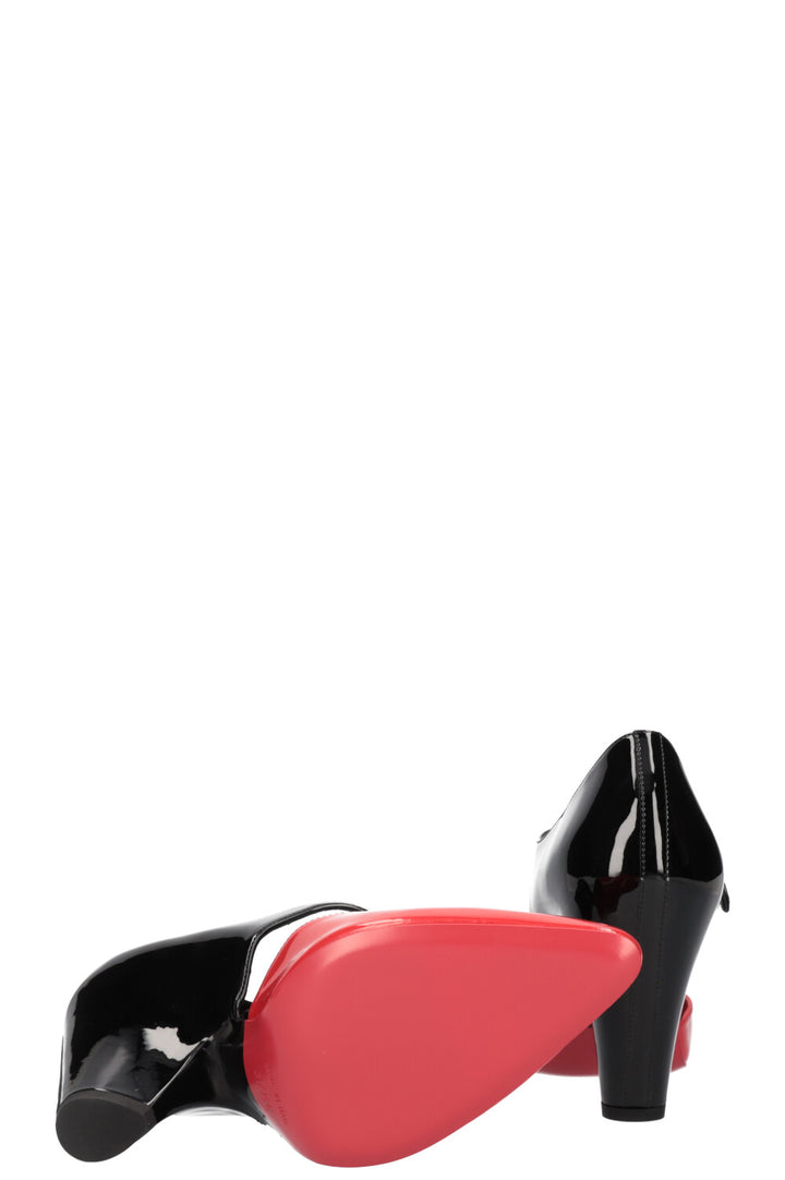 CHANEL Heels Patent Red Black Cruise 2020
