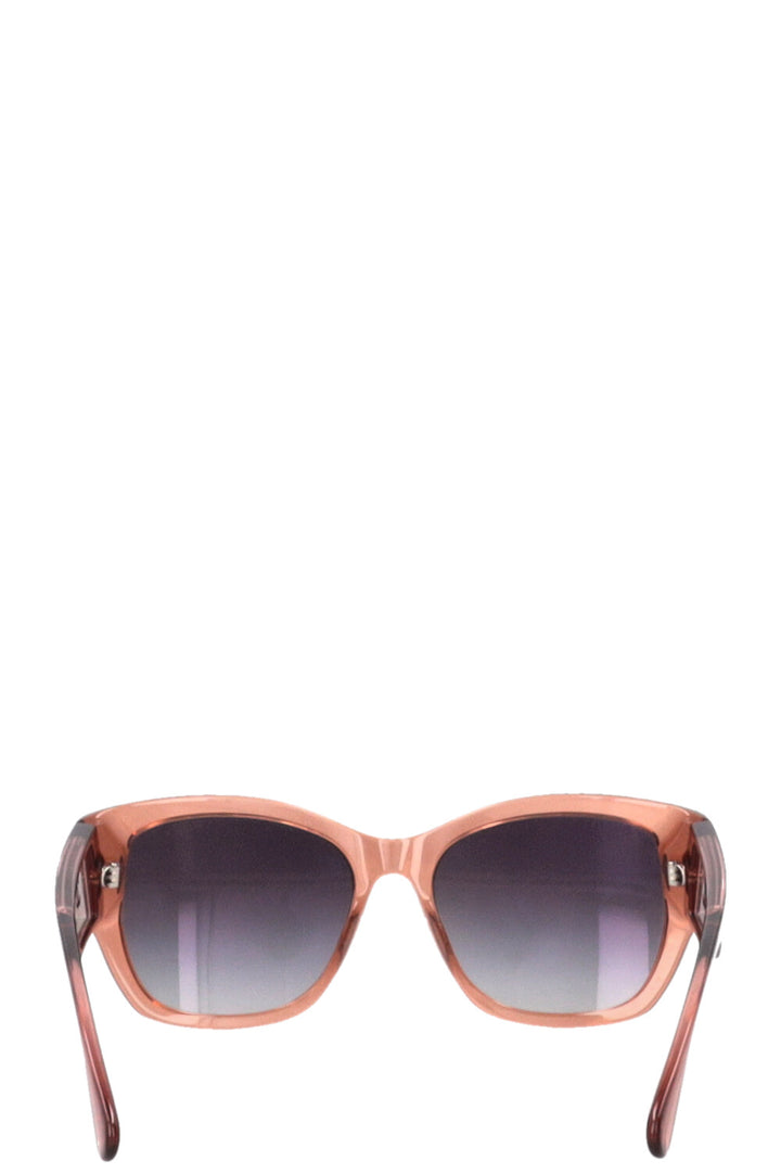 CHANEL Irregular Sunglasses Brown c.1651/S6