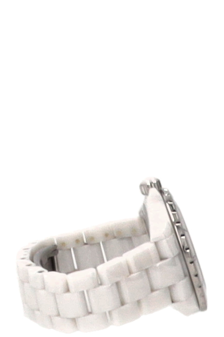 CHANEL J12 Watch 38mm Automatic Diamonds Ceramic White