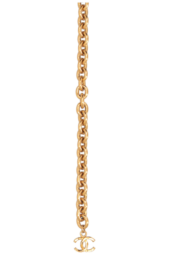 CHANEL 1980 Quilted CC Waist Belt Gold