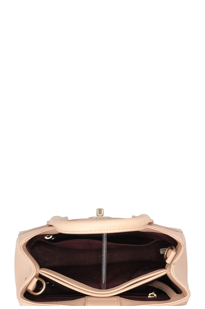 Sac cabas CHANEL Mini Neo Executive en cuir beige