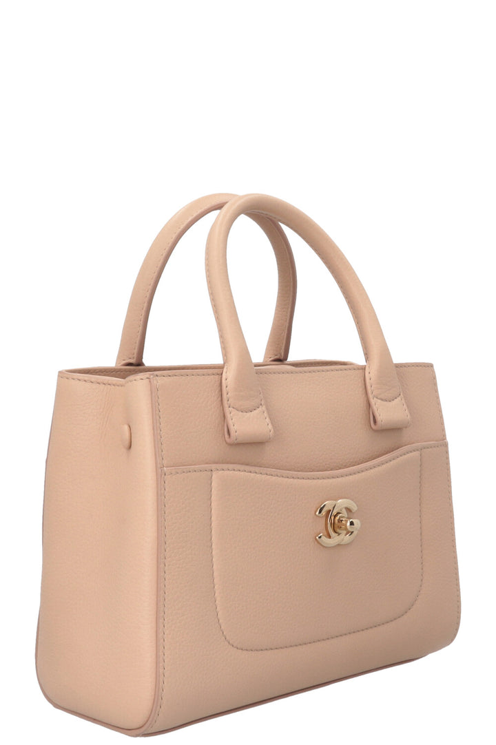 Sac cabas CHANEL Mini Neo Executive en cuir beige