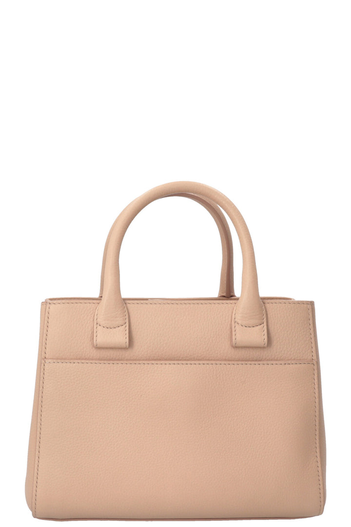 Sac cabas CHANEL Mini Neo Executive en cuir beige