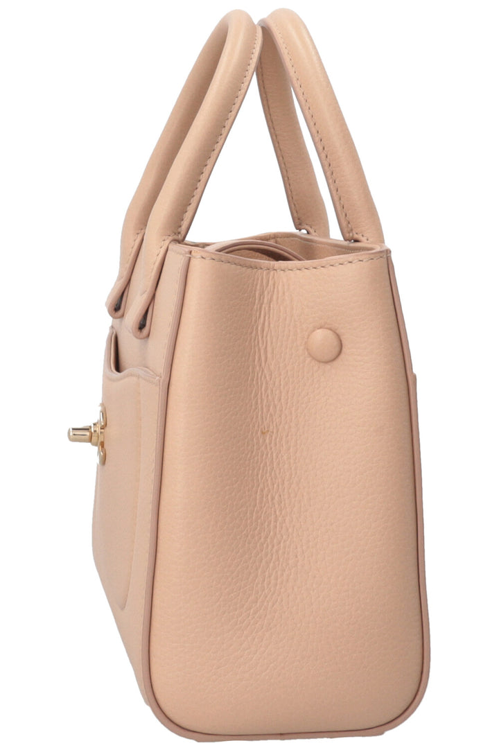 Sac cabas CHANEL Mini Neo Executive en cuir beige
