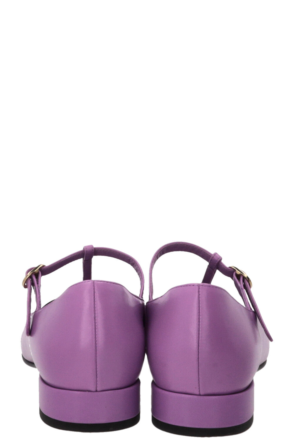 CHANEL Mary Jane Flats Lilac