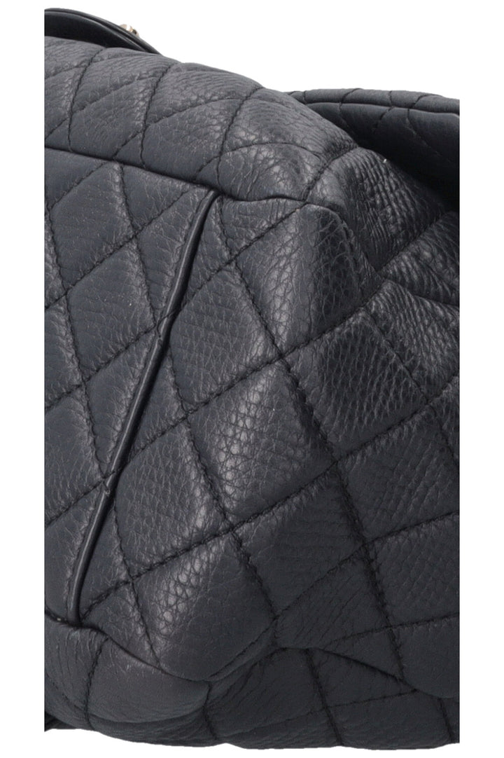 CHANEL Maxi Airline Classic Flap Bag Navy Lambskin
