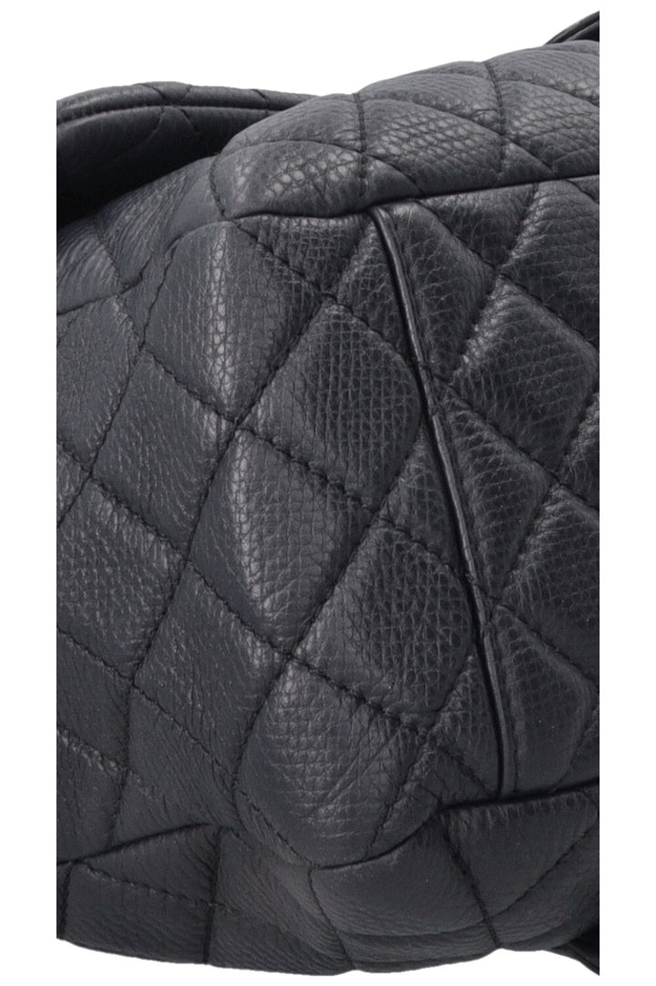 CHANEL Maxi Airline Classic Flap Bag Navy Lambskin