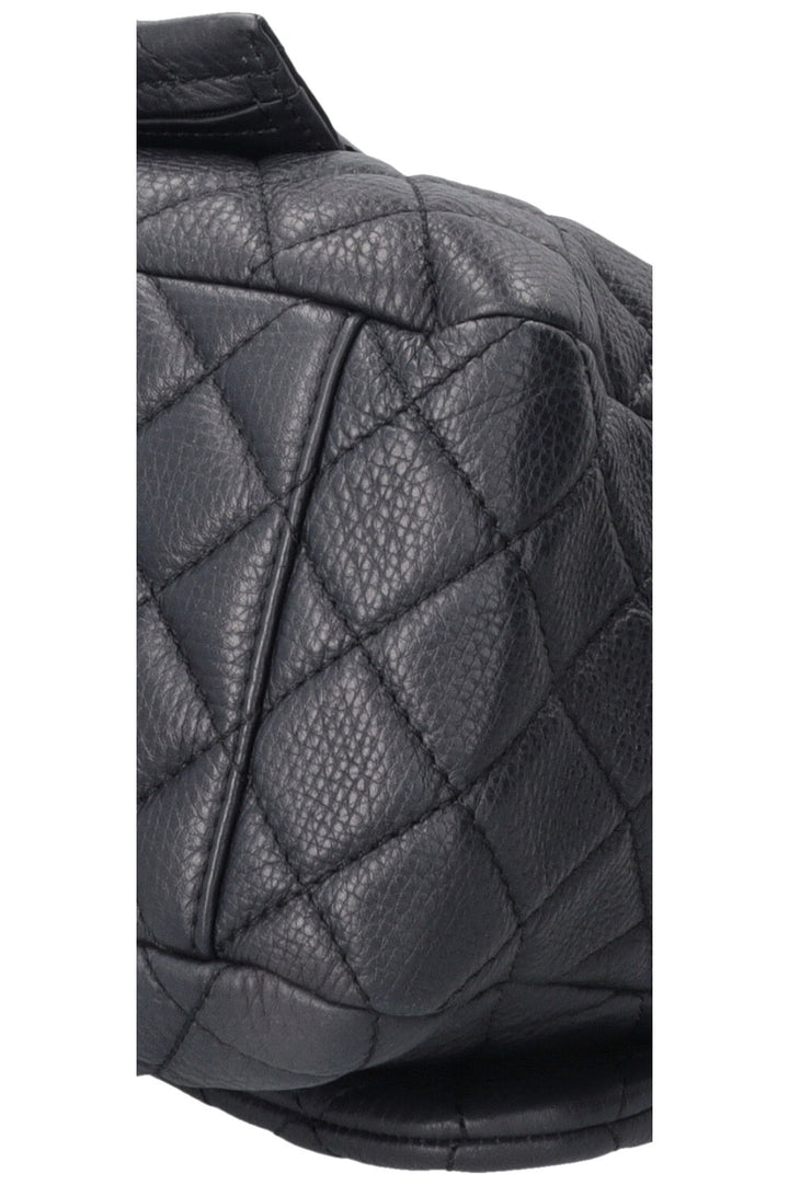 CHANEL Maxi Airline Classic Flap Bag Navy Lambskin