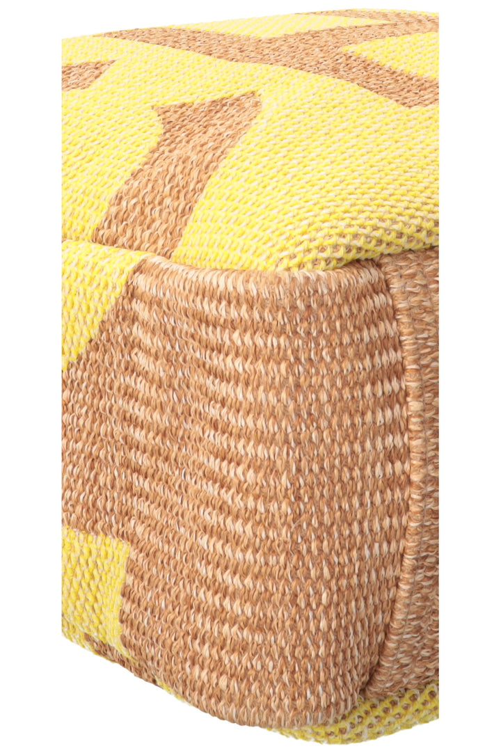 CHANEL Maxi Deauville Tote Bag Raffia Yellow