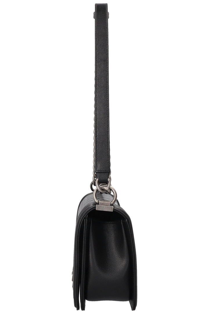 CHANEL Medium Boy cuir caviar noir