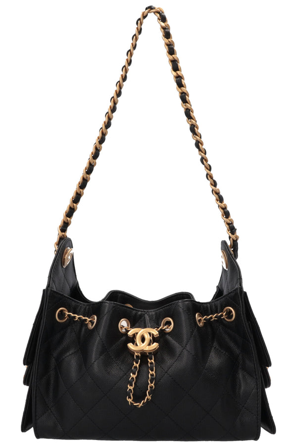 CHANEL Mini 25 Caviar Noir