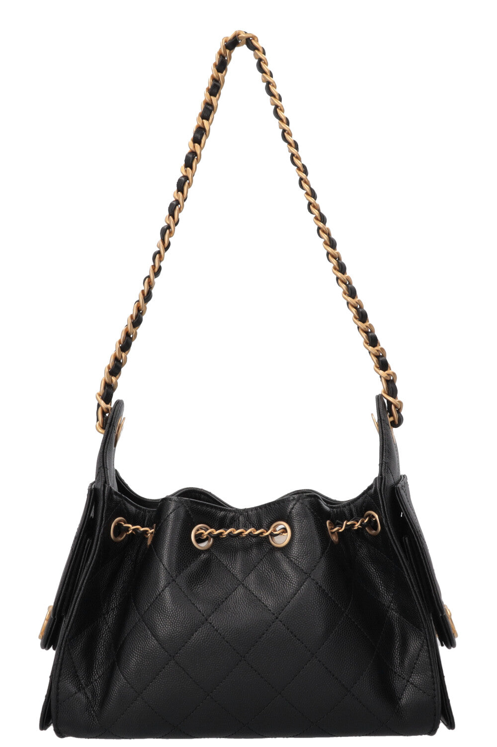 CHANEL Mini 25 Caviar Black