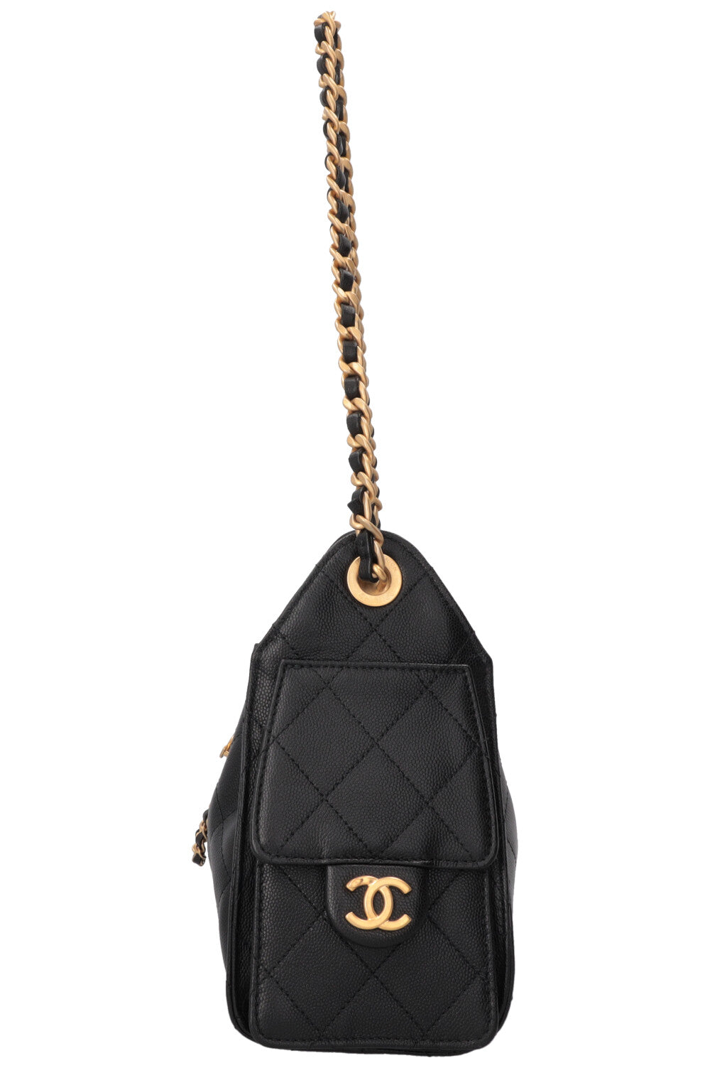 CHANEL Mini 25 Caviar Black