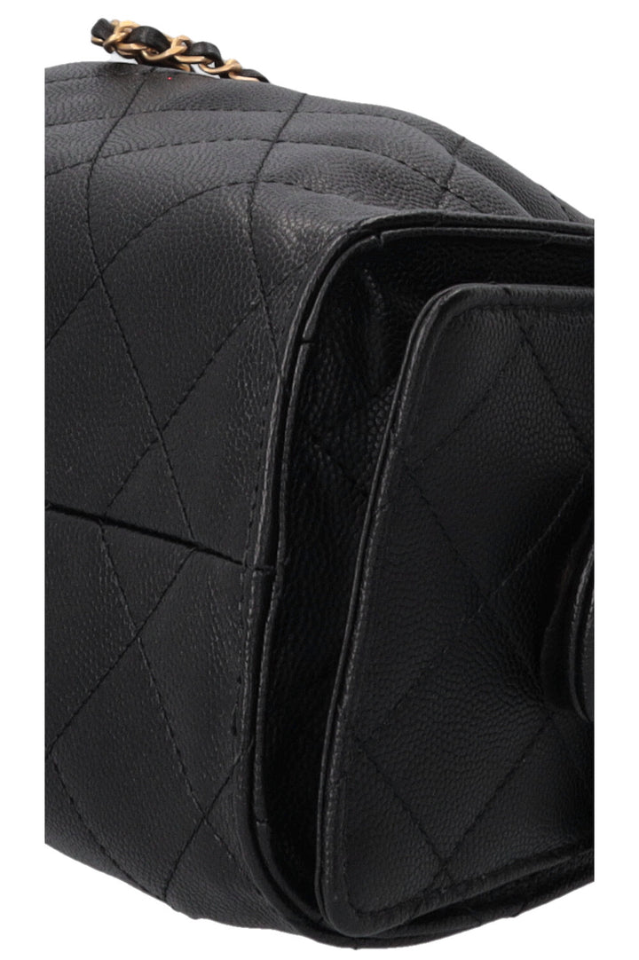 CHANEL Mini 25 Caviar Black
