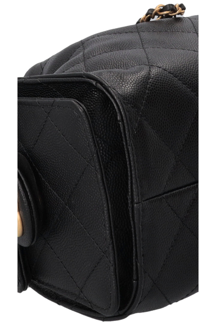 CHANEL Mini 25 Caviar Black