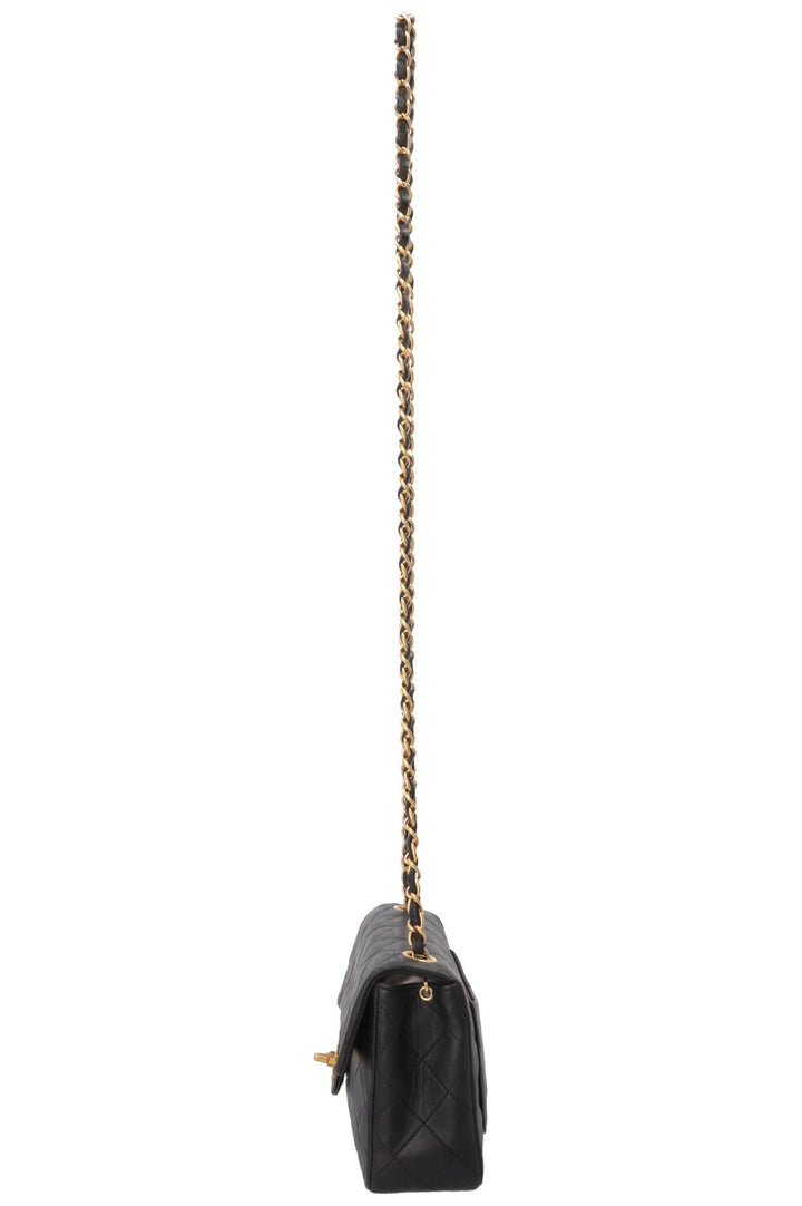 CHANEL Mini Square Flap Crossbody Bag Black