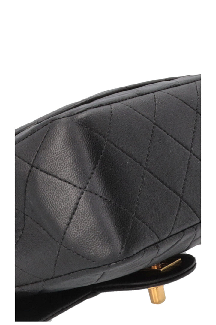 CHANEL Mini Square Flap Crossbody Bag Black