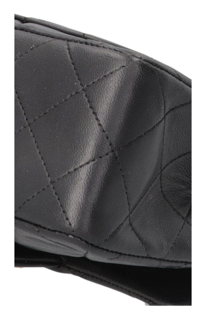 CHANEL Mini Square Flap Crossbody Bag Black