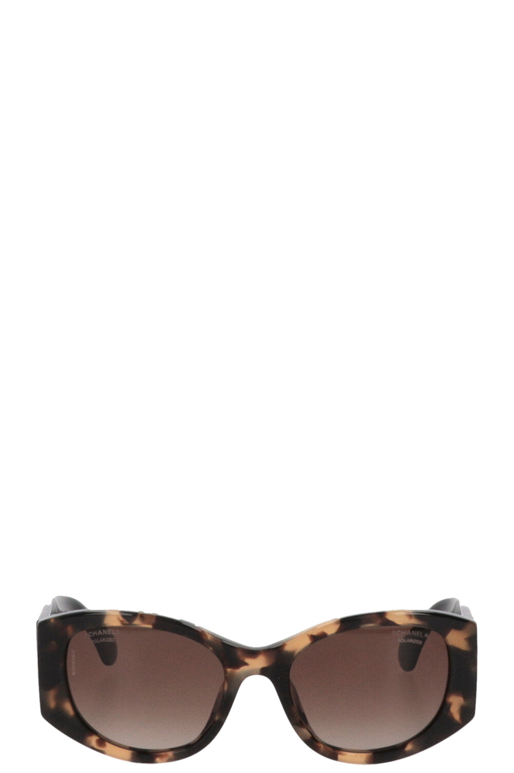 CHANEL Oval Sunglasses 5524-A Acetate Tortoiseshell