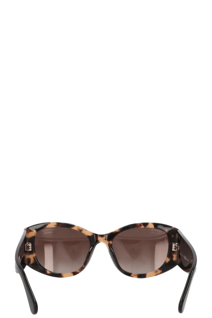 CHANEL Oval Sunglasses 5524-A Acetate Tortoiseshell