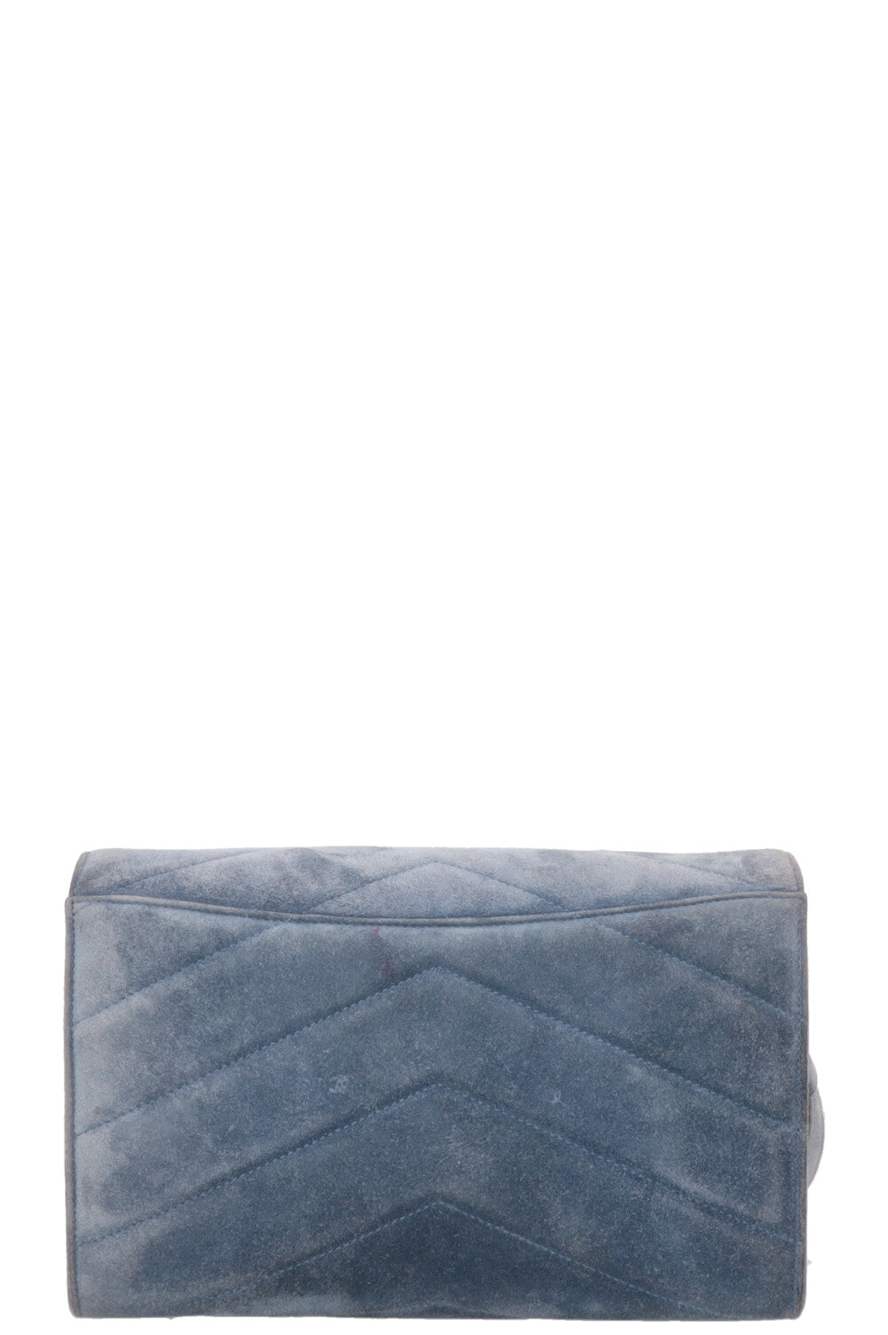 CHANEL Paris-Hamburg CC Button Flap Clutch Suede