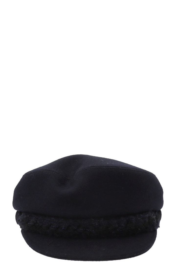 Casquette gavroche CHANEL Paris-Hamburg Laine marine