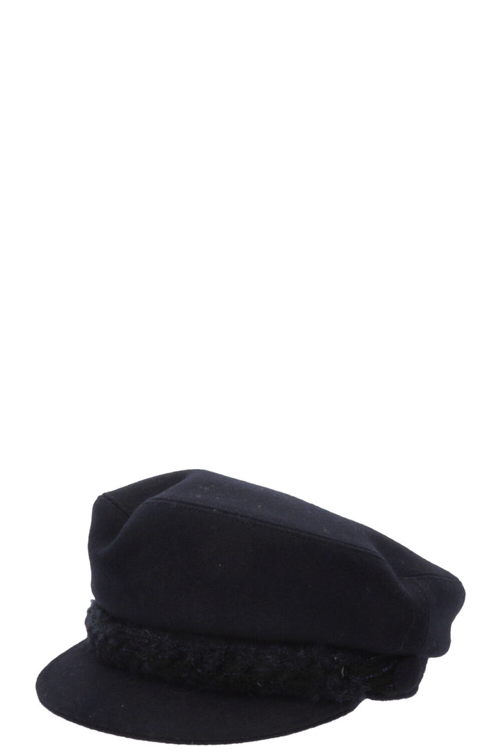 Casquette gavroche CHANEL Paris-Hamburg Laine marine