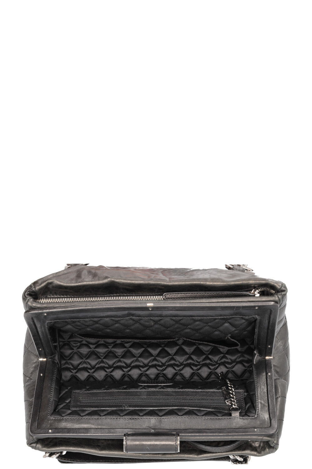 CHANEL Perfect Day Tote Bag Leather Black