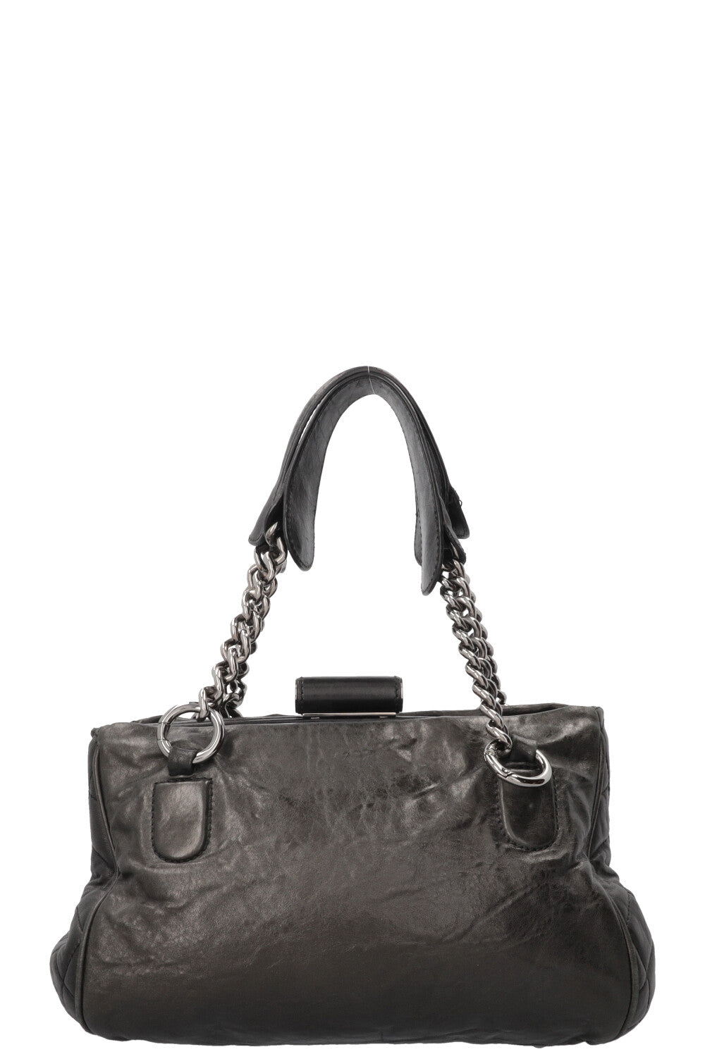 CHANEL Perfect Day Tote Bag Leather Black