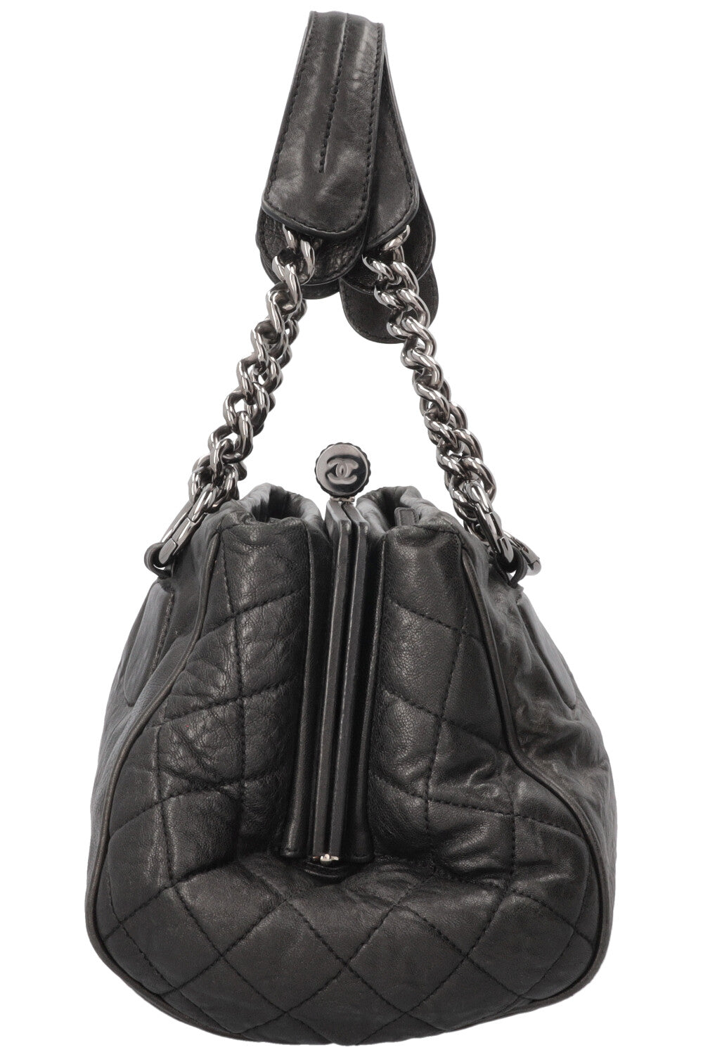 CHANEL Perfect Day Tote Bag Leather Black