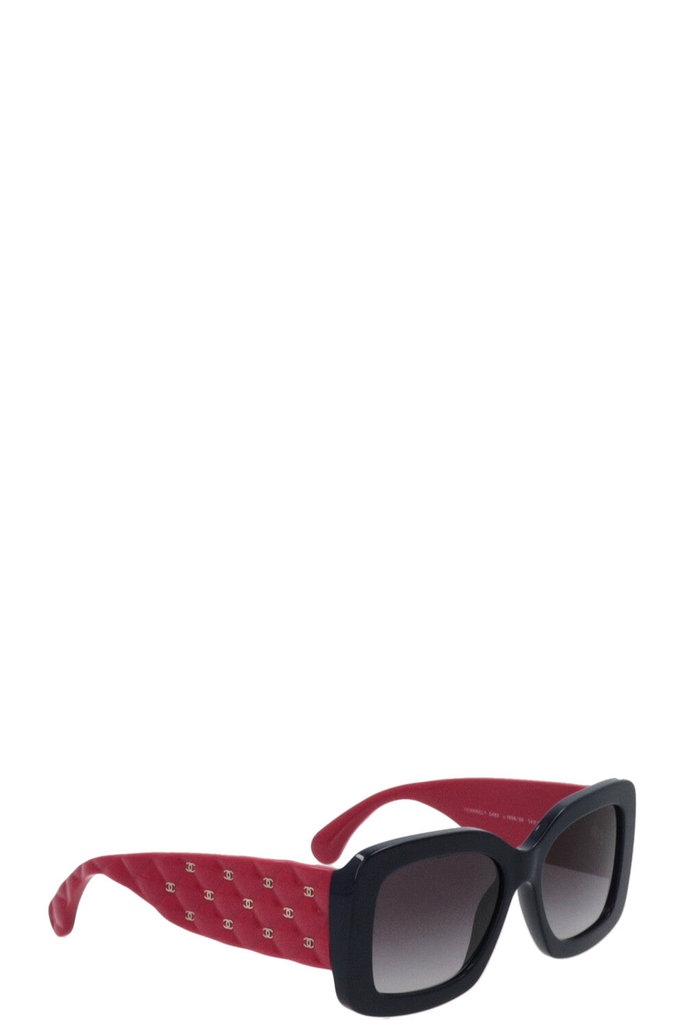 CHANEL Quilted Sunglasses Pink Blue CH5483