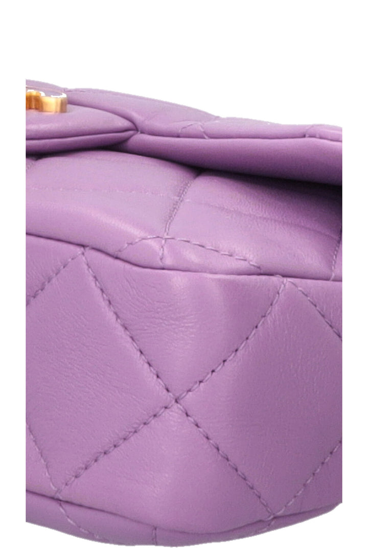 CHANEL Single Flap Bag Small Lilac