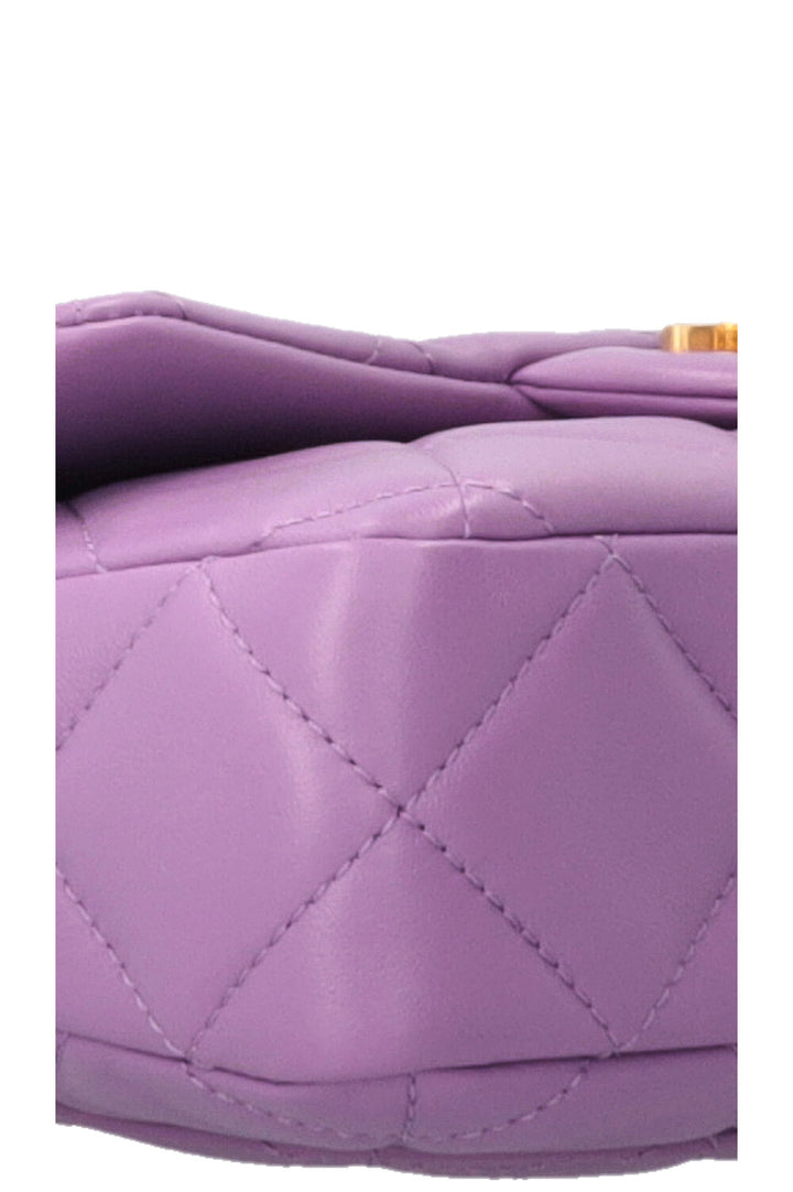 CHANEL Single Flap Bag Small Lilac