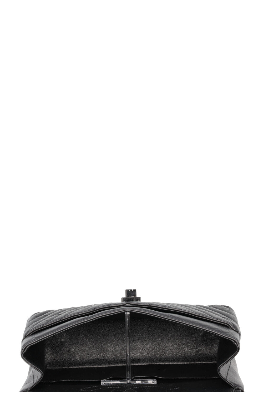 CHANEL Petit 2.55 So Black Veau Chevron Noir