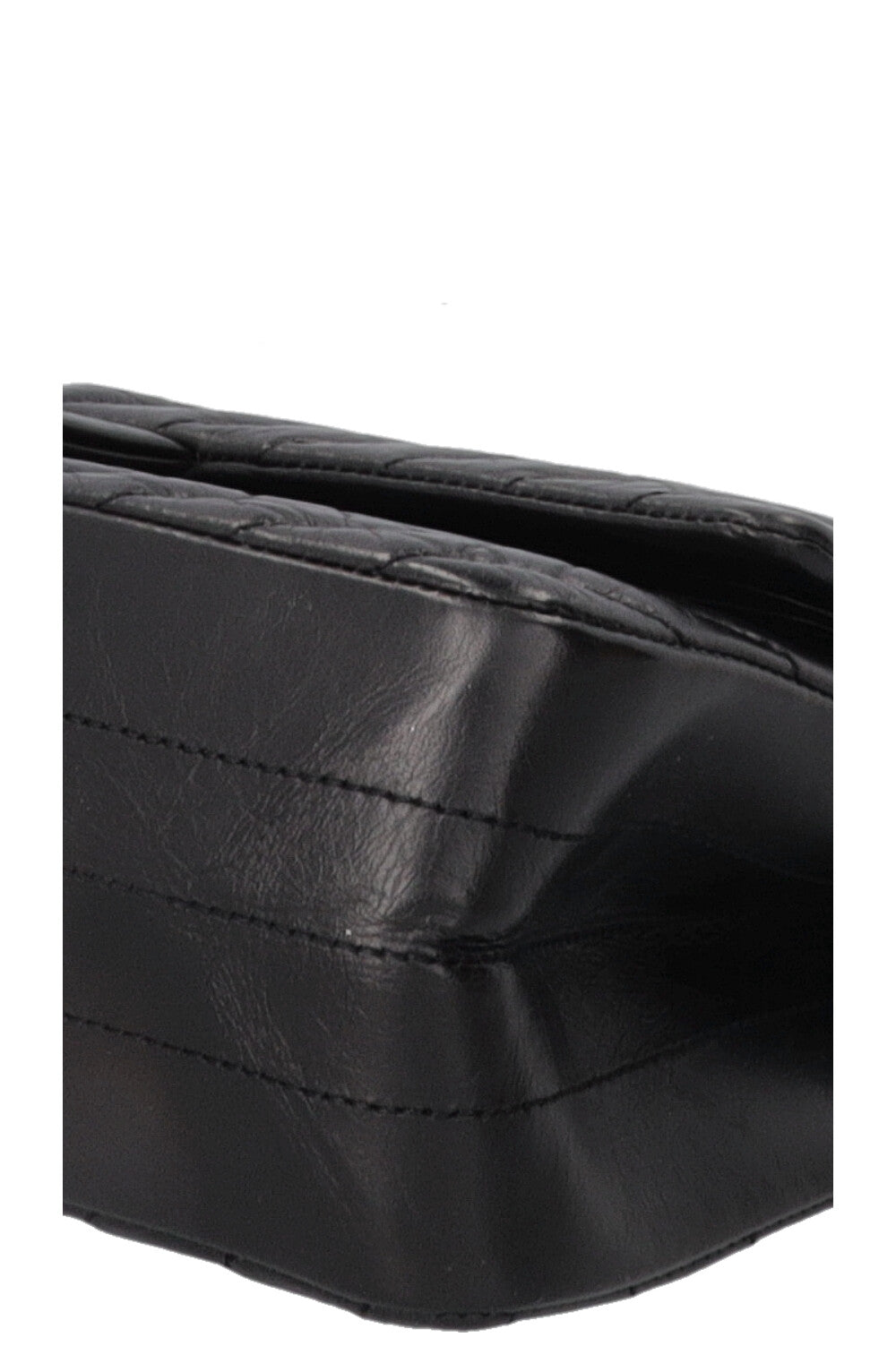 CHANEL Petit 2.55 So Black Veau Chevron Noir
