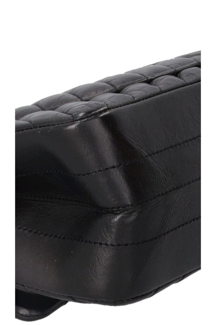 CHANEL Petit 2.55 So Black Veau Chevron Noir