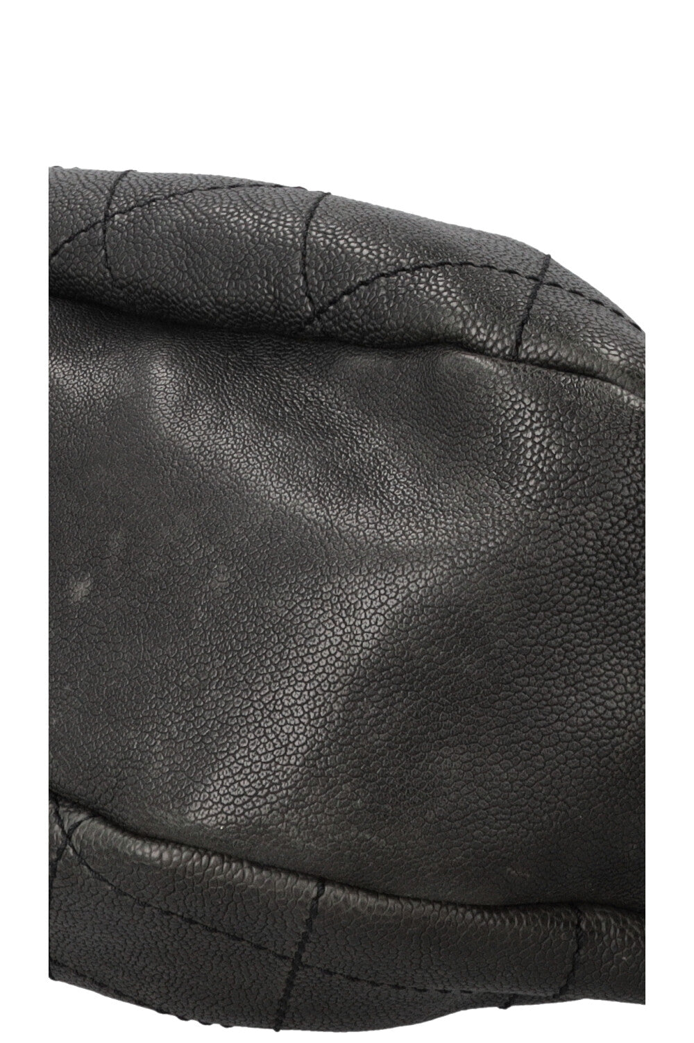 CHANEL Small Outdoor Shoulder Bag Caviar Leather Black