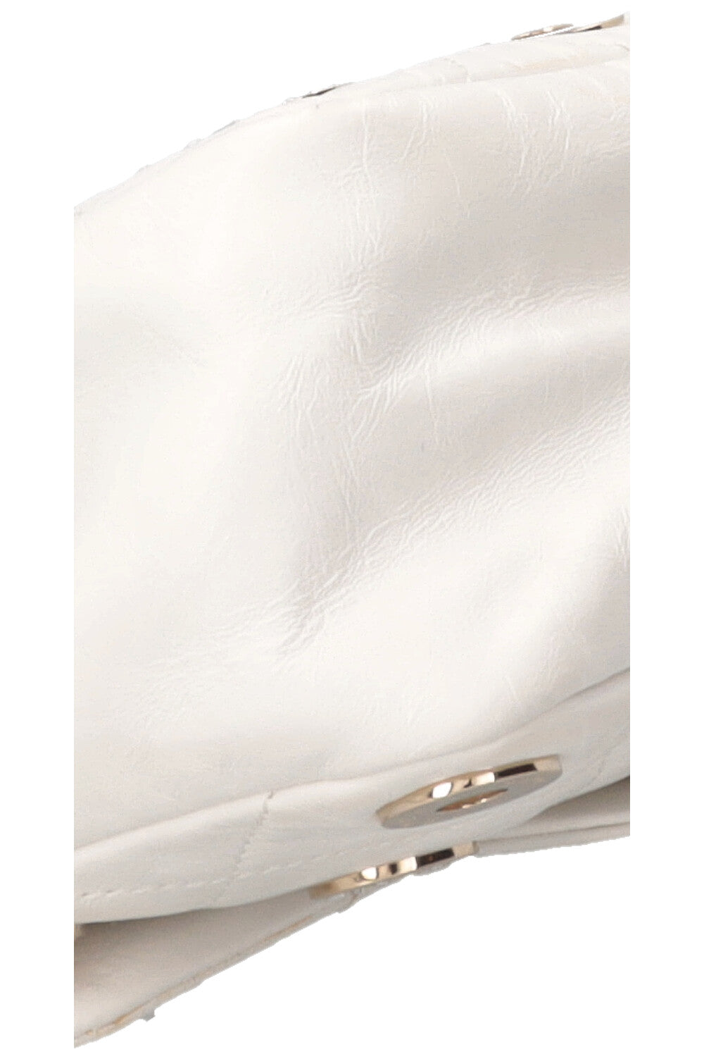 CHANEL Small Star Attitude Flap Bag Leather White