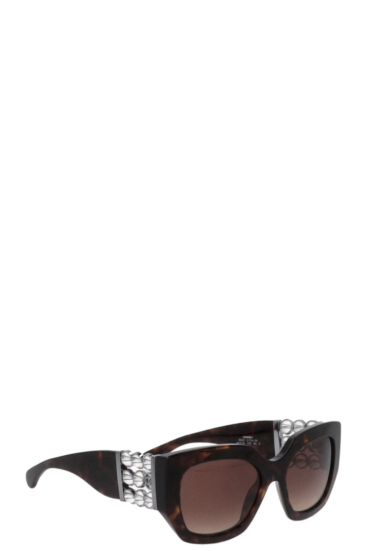 CHANEL Sunglasses 5545 Cat Eye Acetate Brown